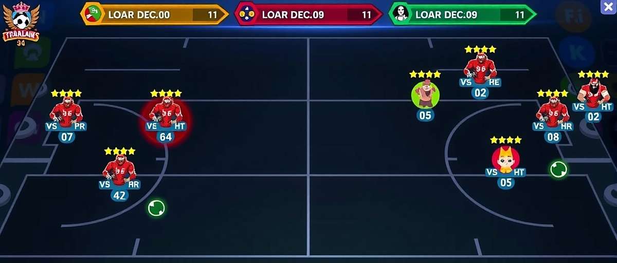 Fiesta Football Titans Festival Strategy Guide Fiesta Football Titans strategy guide showing optimal positions for different festival power-ups