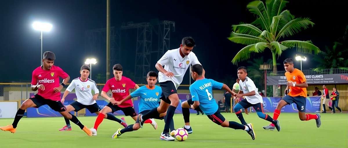Fiesta Football Titans Community Tournament Fiesta Football Titans community event in Mumbai showing players from different regions competing in a Diwali tournament